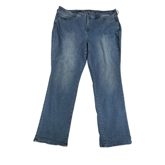 NYDJ Marilyn Jeans Straight Leg Lift Tuck Technology Women's Plus Size 22W - Picture 1 of 11